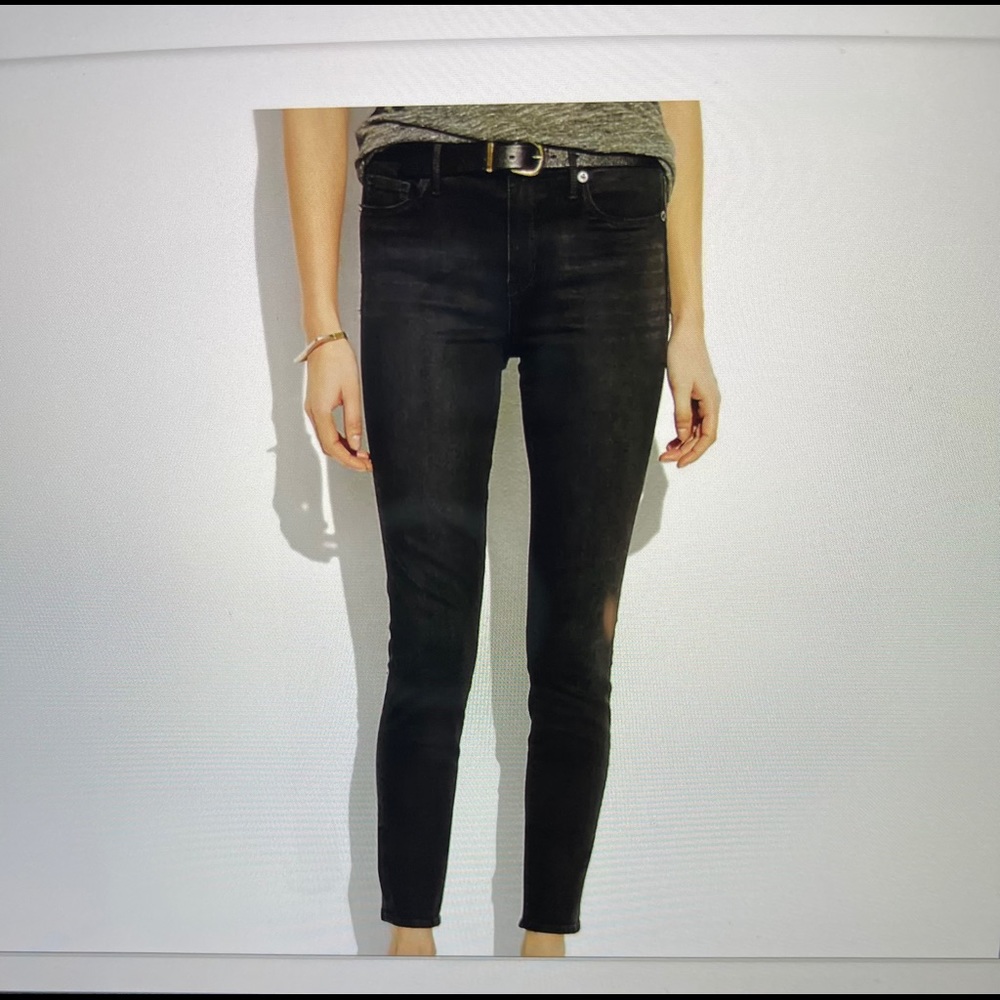 Madewell 9” High Riser Skinny Skinny Jeans Black